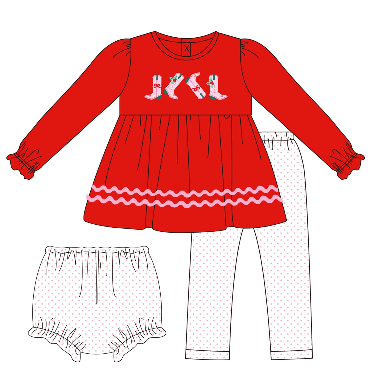 RTS: Holiday Rodeo 3 Piece Set BUDGET