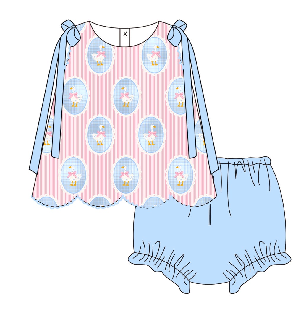 Pre Order 28: Duck, Duck, Goose Diaper Set / ETA to TWL in March