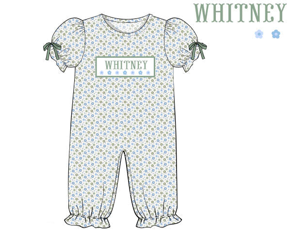 RTS: Bluebell Bloom Romper (THANKFUL)