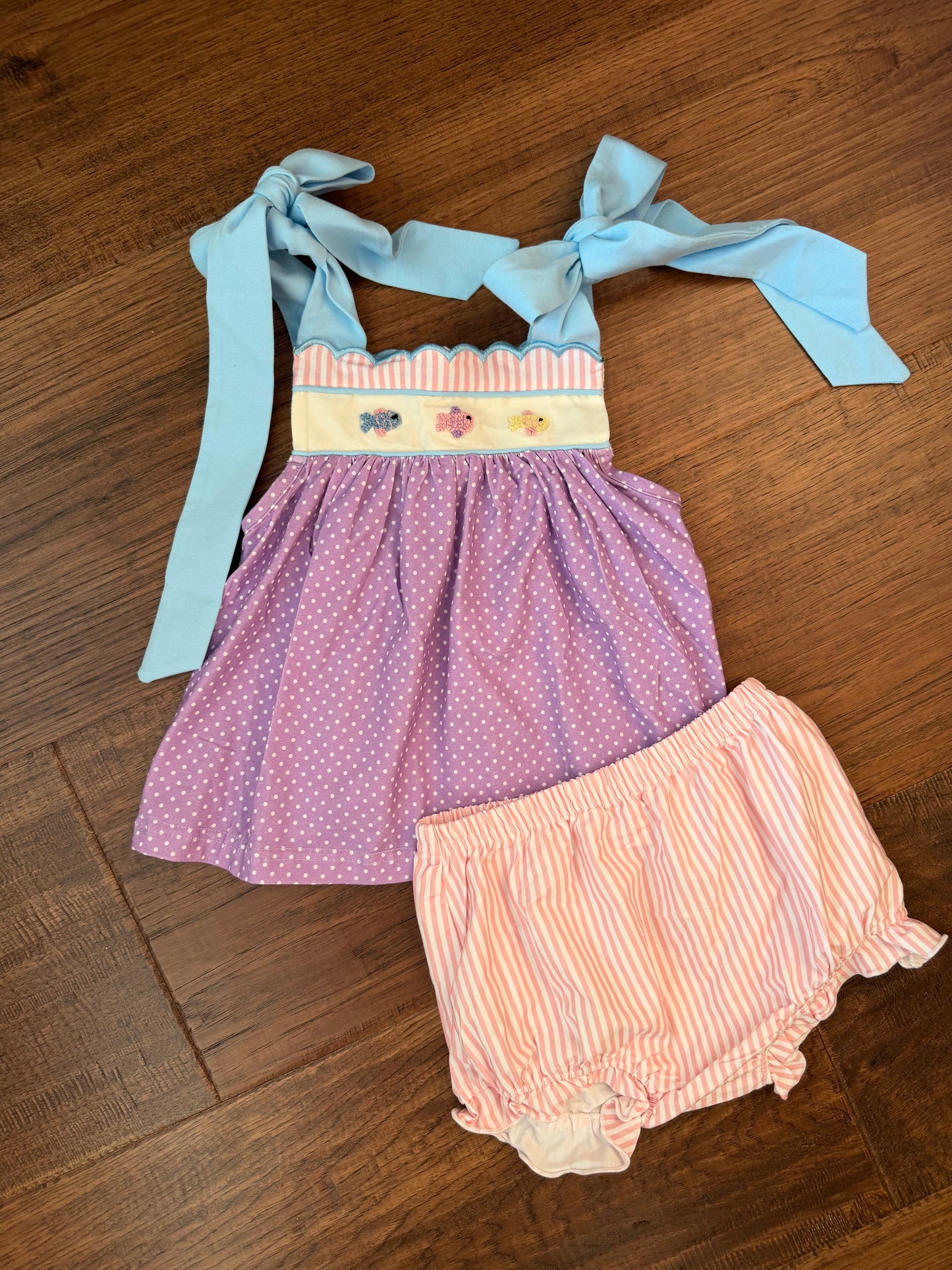 RTS: Sweetwater Diaper Set (Dress Length 4T-6)