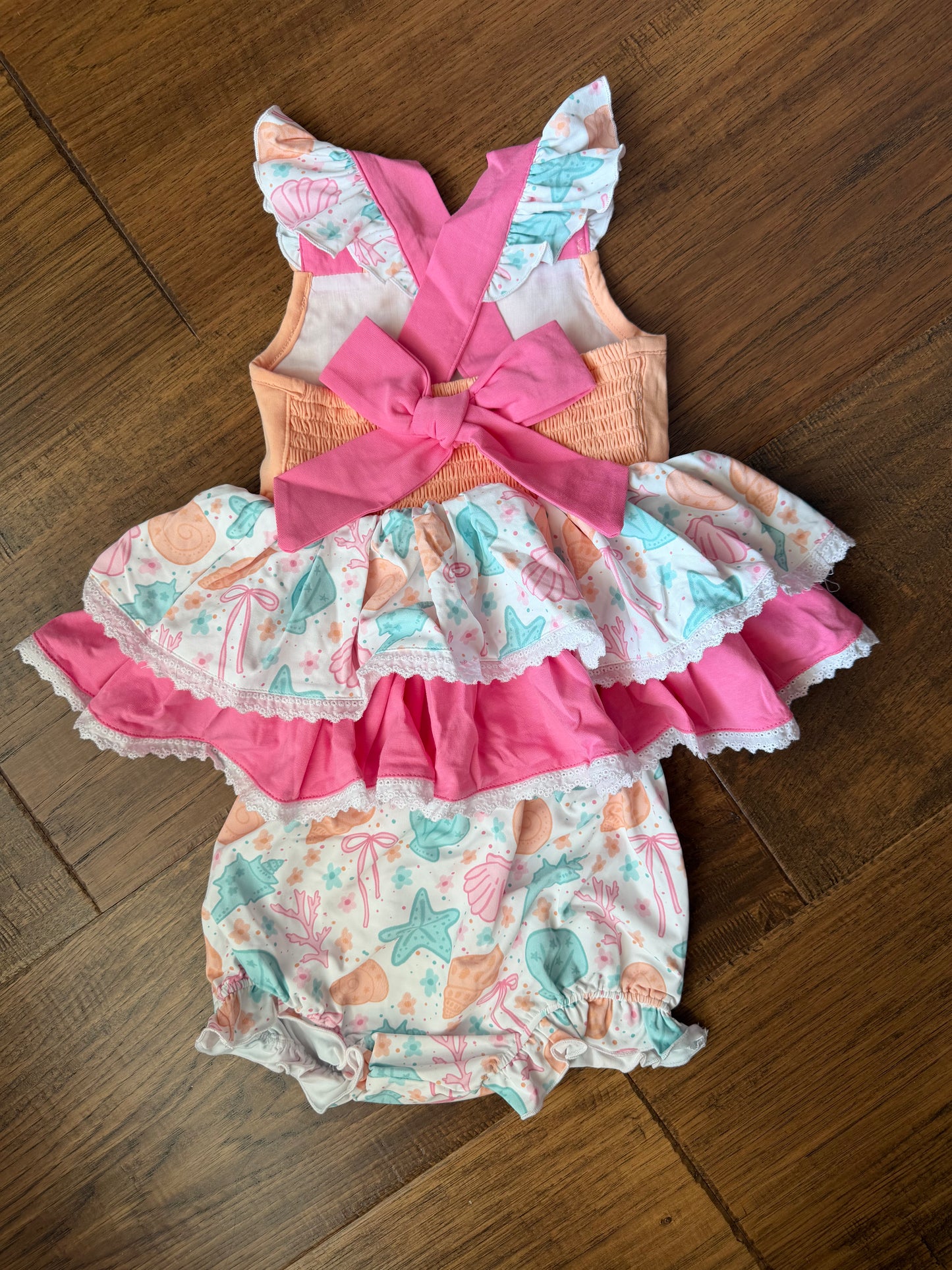 RTS: Sunshine Girl Diaper Set (Dress length 4t-6)