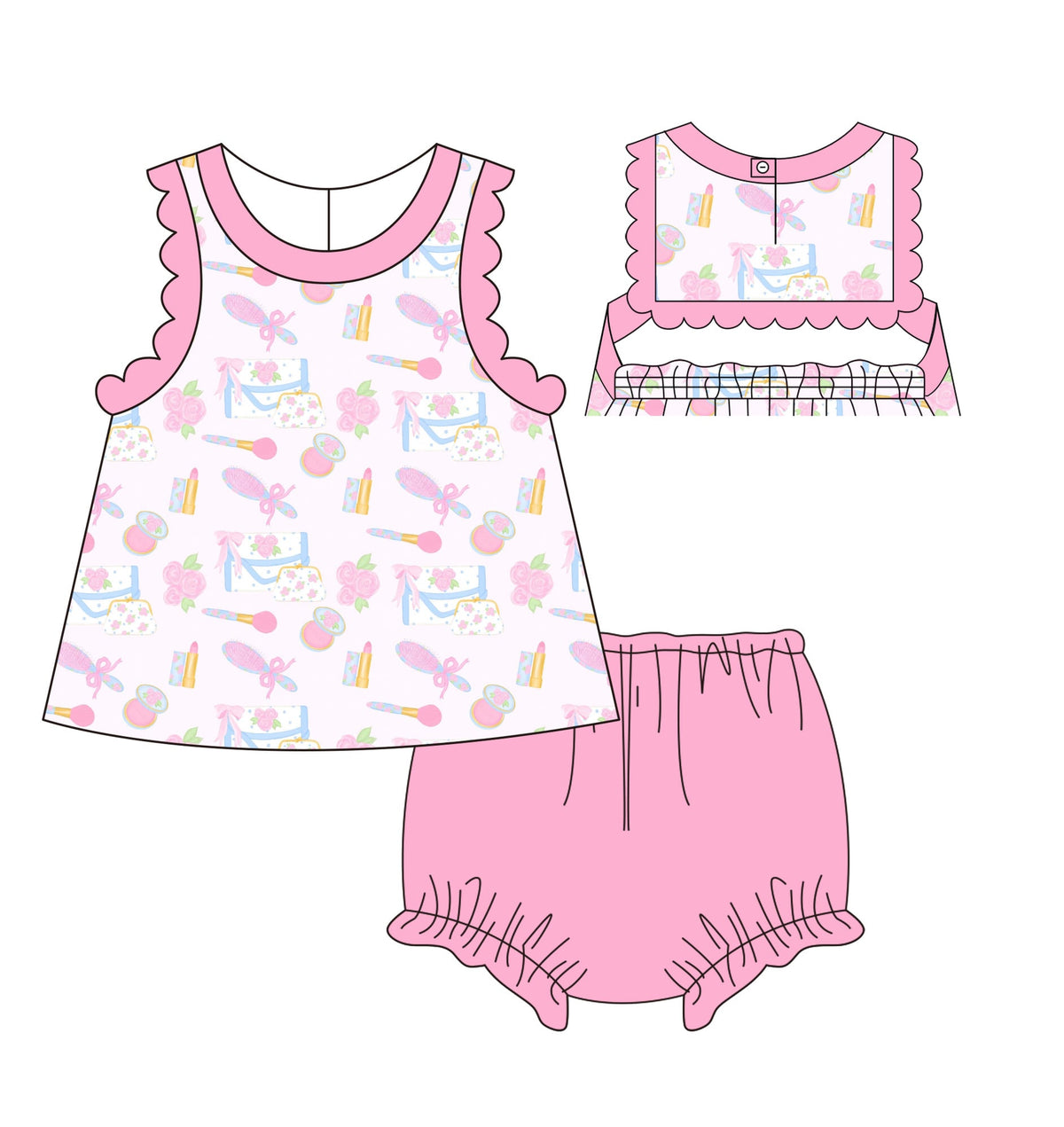 Pre Order 28: Just a Girl Diaper Set / ETA to TWL in March