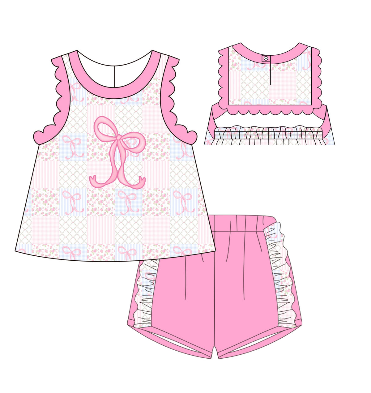 Pre Order 28: TWL Patchwork Short Set / ETA to TWL in March