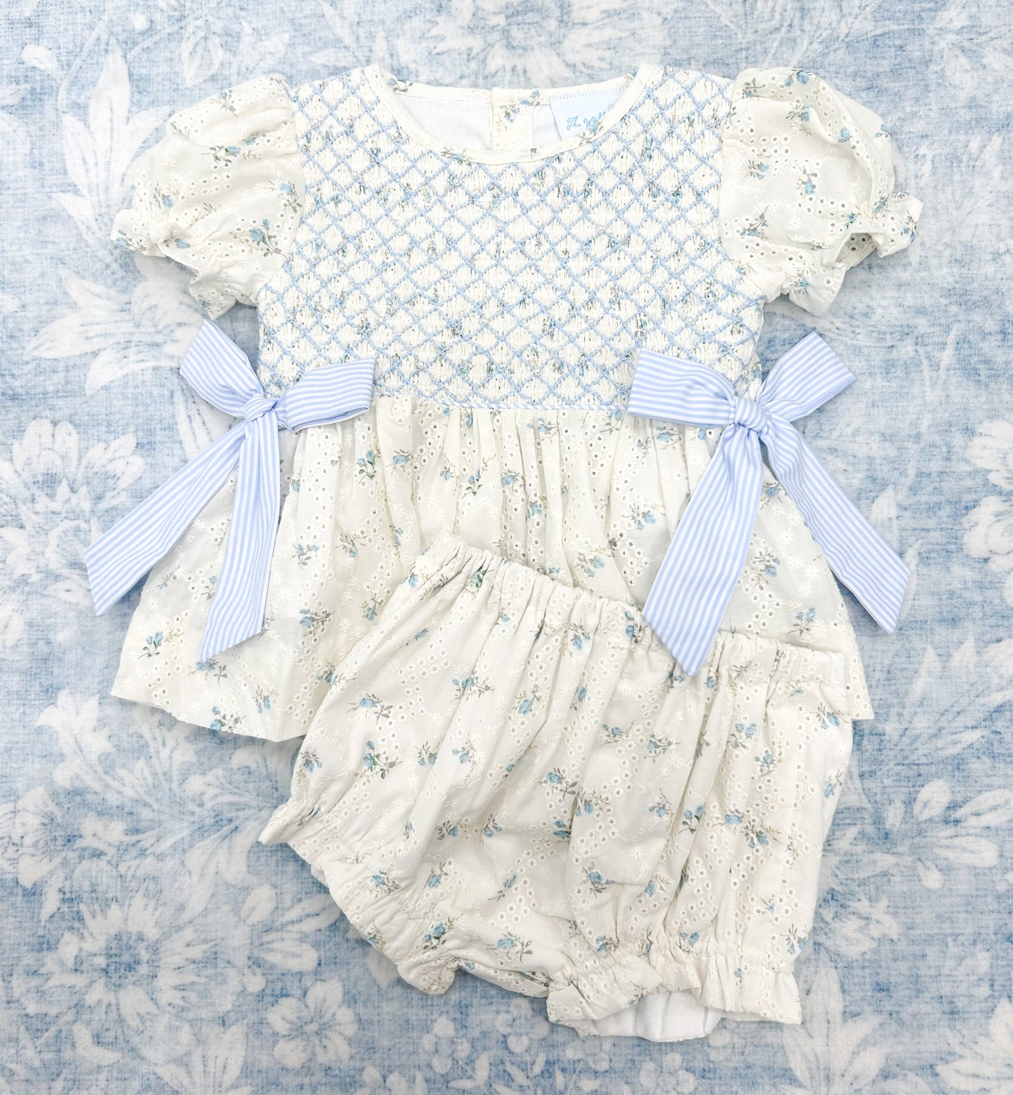 RTS: Ocean Breeze Diaper Set (Dress Length 4T-6)