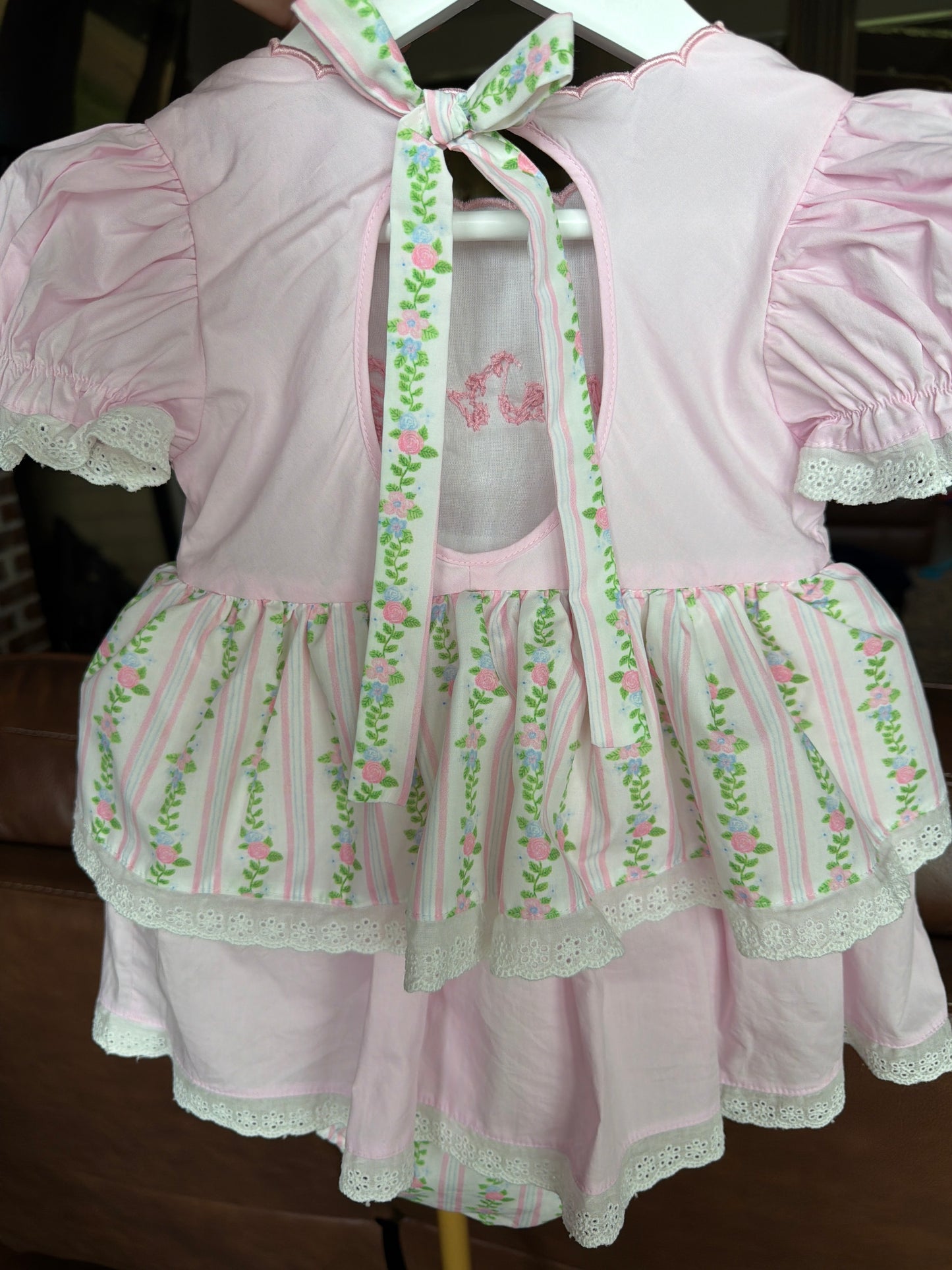 RTS: Fancy Floral Skirted Bubble (Mama's Girl)