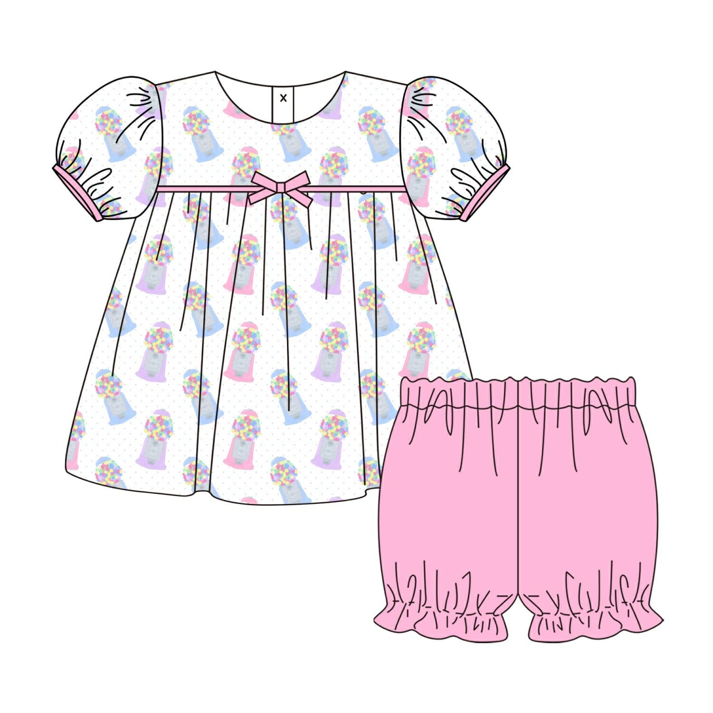 RTS: Sweet As Sugar Short Set