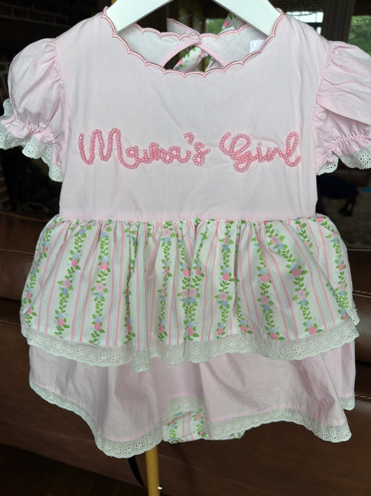 RTS: Fancy Floral Skirted Bubble (Mama's Girl)