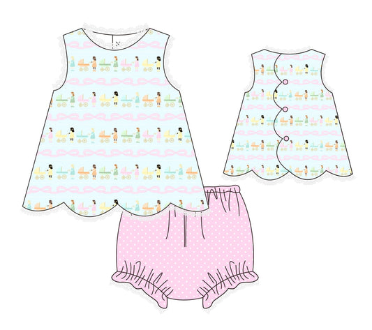 Pre Order 28: Baby Carriage Diaper Set / ETA to TWL in March