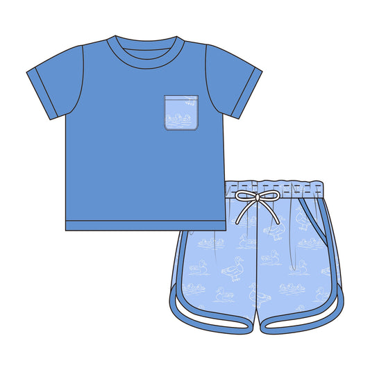 RTS: Blue Mallards Short Set