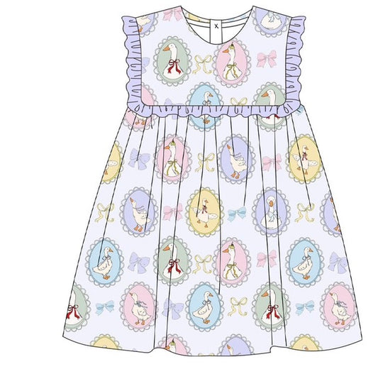 Coquette Geese Dress