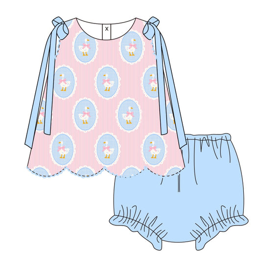 Pre Order 28: Duck, Duck, Goose Diaper Set / ETA to TWL in March