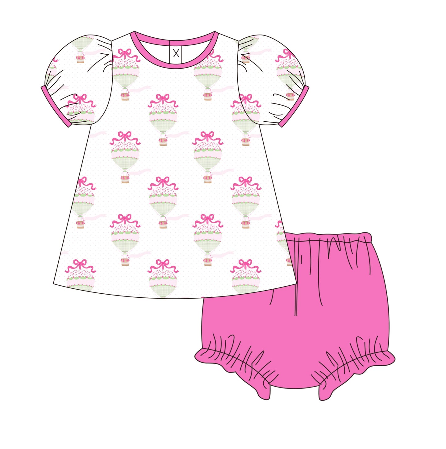 RTS: Up Up & Away Diaper Set