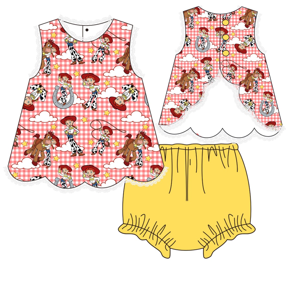 Pre Order 28: Jessie's Roundup Diaper Set / ETA to TWL in March