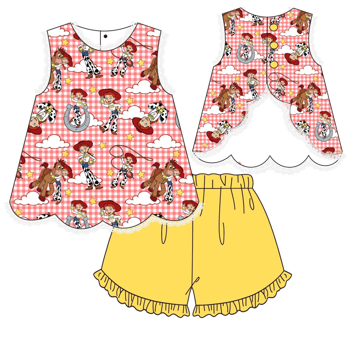 Pre Order 28: Jessie's Roundup Short Set / ETA to TWL in March