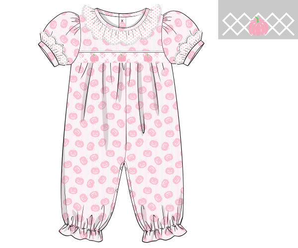 RTS: Pink Harvest Romper