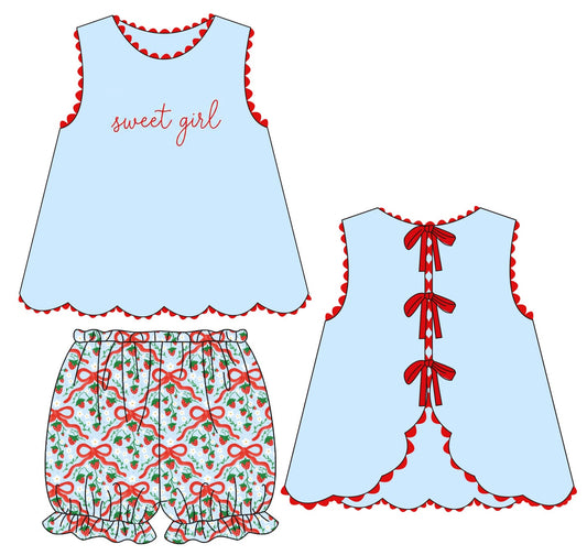 Pre Order 28: Strawberry Patch Short Set / ETA to TWL in March